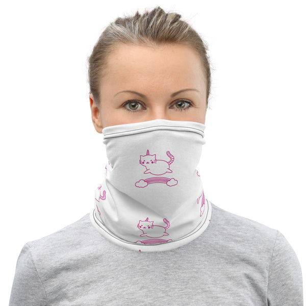 Unicorn Cat Protective Mask & Neck Gaiter