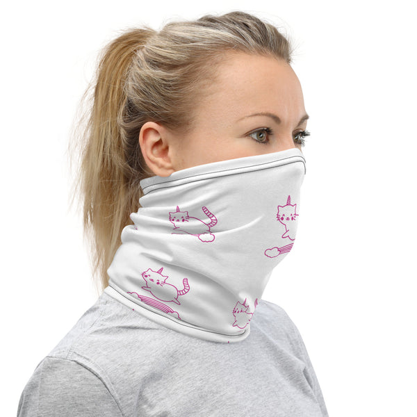Unicorn Cat Protective Mask & Neck Gaiter