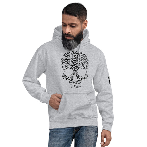 Skull with Bats softest Unisex Hoodie