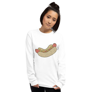 Hot Dog Unisex Long Sleeve Shirt