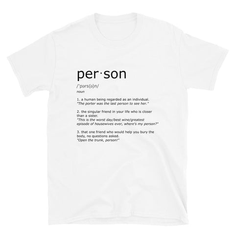 Definition of a Person. Short-Sleeve Unisex T-Shirt