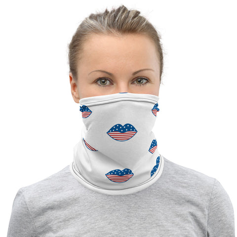 USA Lips Protective Mask Neck Gaiter